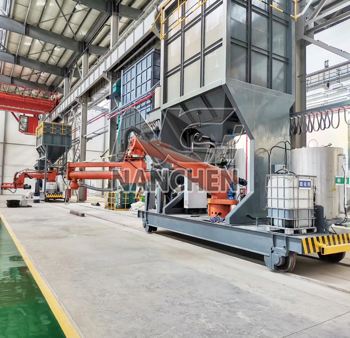 Resin sand production line 